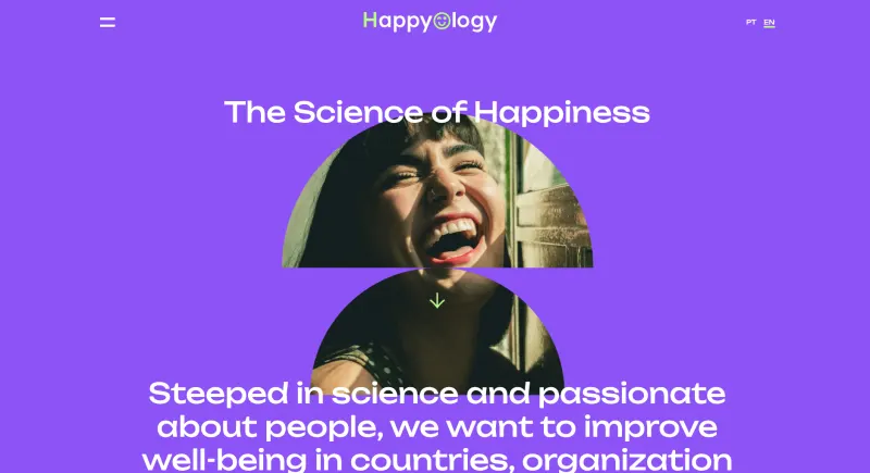 Happyology: aplicação web desenvolvida pela estou.ai